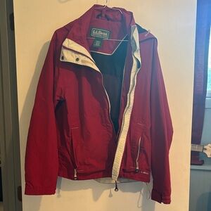 The Weather Channel L.L. Bean Women’s Red Jacket, size Medium